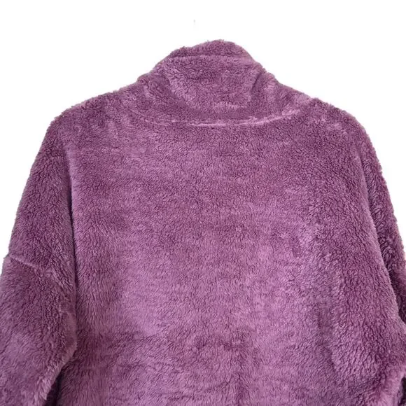 Spyder Womens L Bailey Faux Shearling Jacket in Tulipwood Purple NEW - Picture 5 of 11